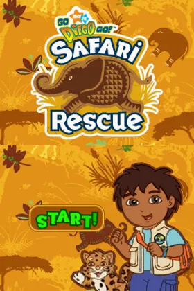 Go, Diego, Go! - Safari Rescue (USA) screen shot title